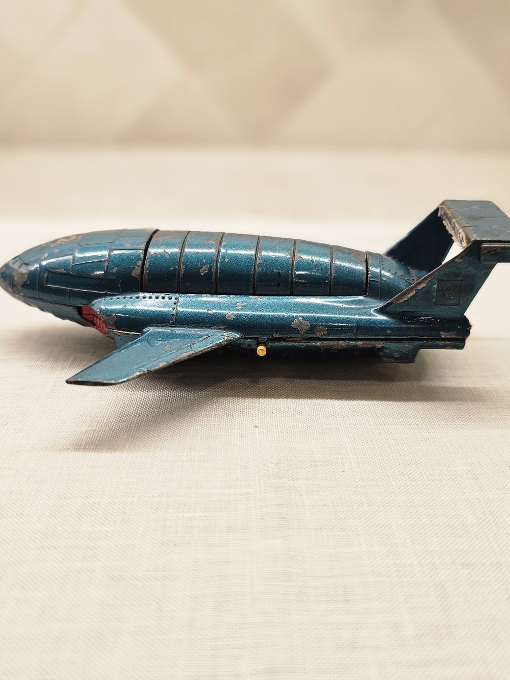Vintage 1960s Dinky Toys Thunderbird 2 (Model 101) with Thunderbird 4 Sub